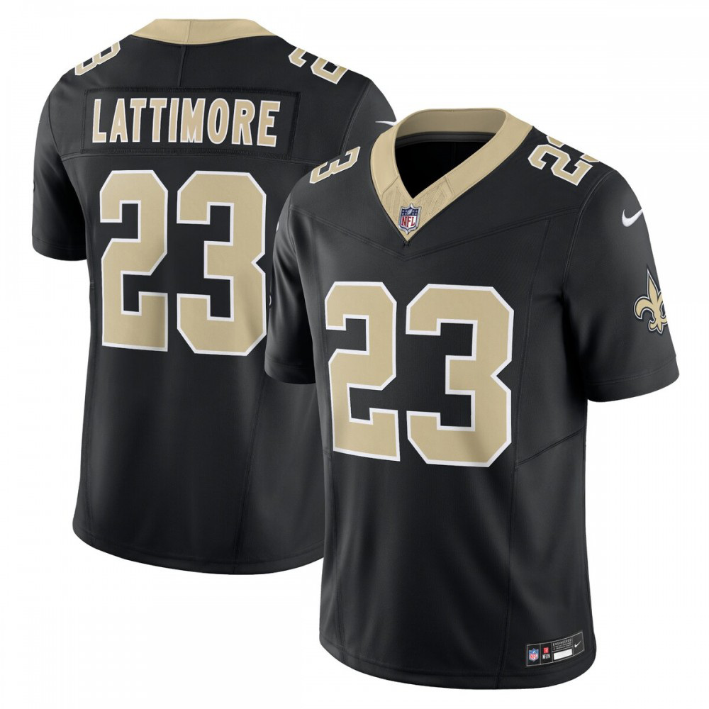 Marshon Lattimore New Orleans Saints Nike Vapor F.U.S.E. Limited Jersey - Black-GridironStore